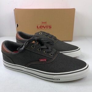 LEVI’S Ethan DNM II Charcoal Tan Sneaker Shoes